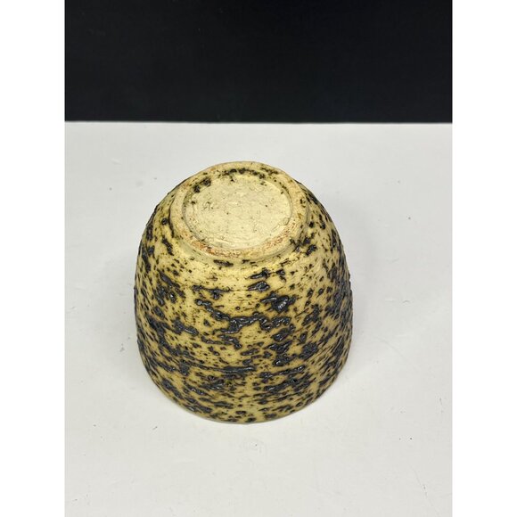 Vintage berkenbast birch bark pottery flower pot Brutalist Chamotte - Picture 6 of 9